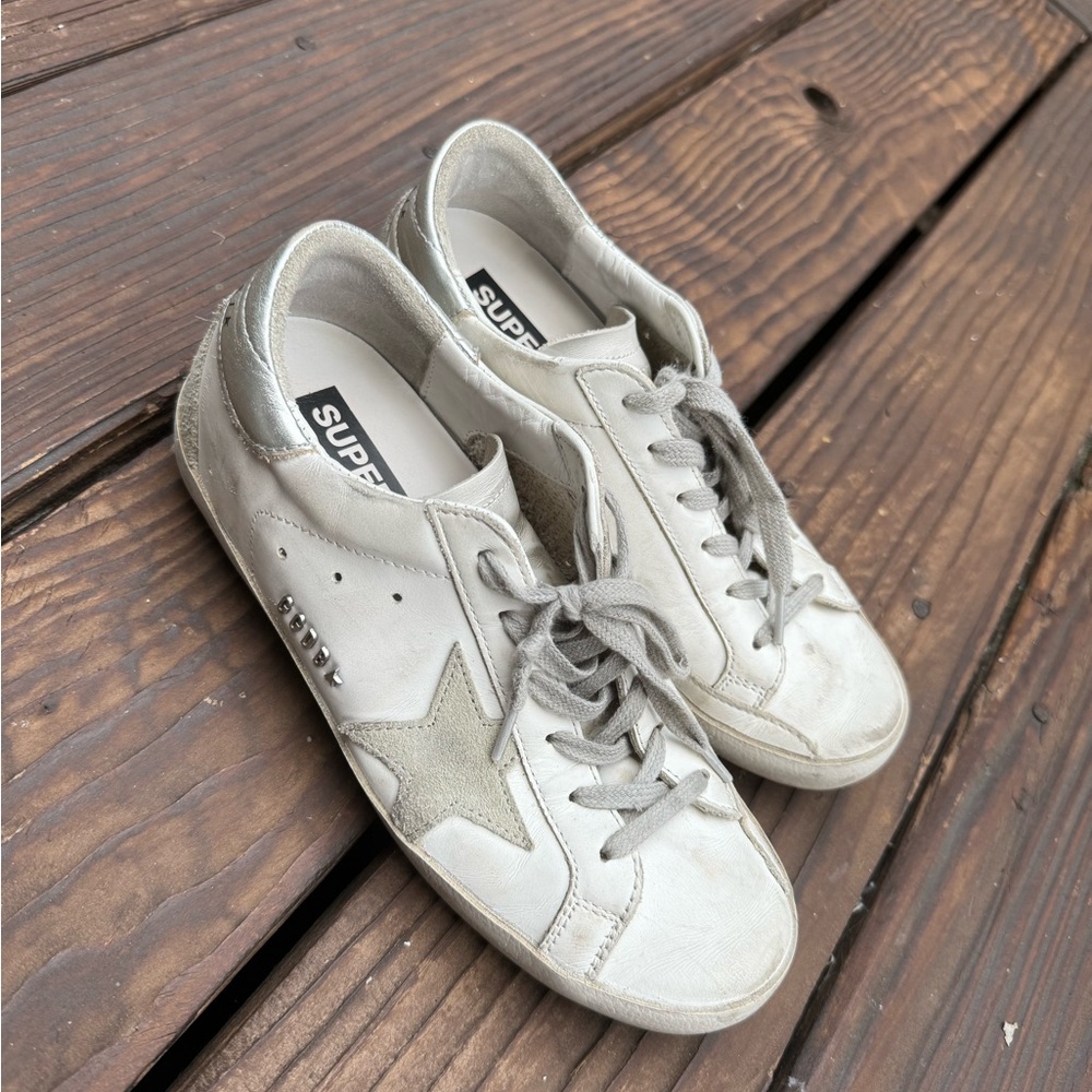 Golden Goose Women's Super Star Sneakers, Size 37 EU size 6.5 U.S.